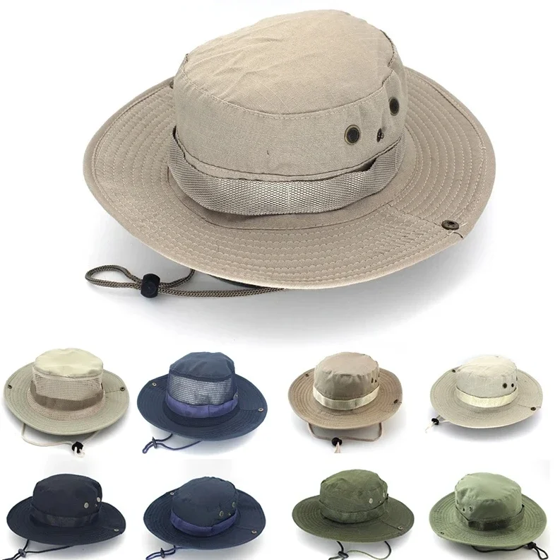 Bucket Hat Cotton - Men & Women Sun Hat Camouflage