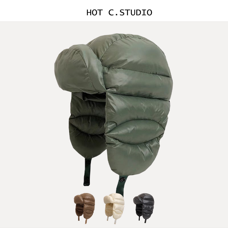 Winter Leather Ushanka Hat wit - Trapper Hat Ear Flap 评论和价格