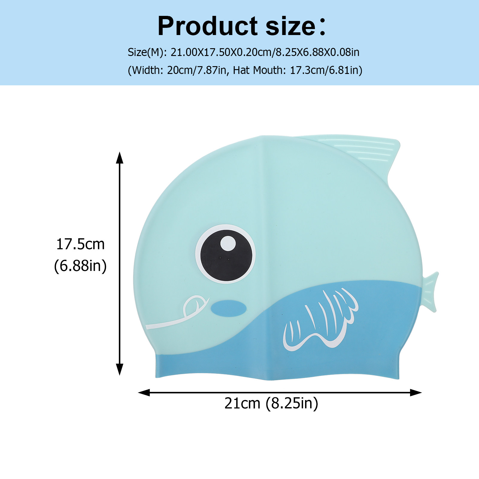 Kids Silicone Swim Cap with Ex - Swim Hat Silicone 评论和价格