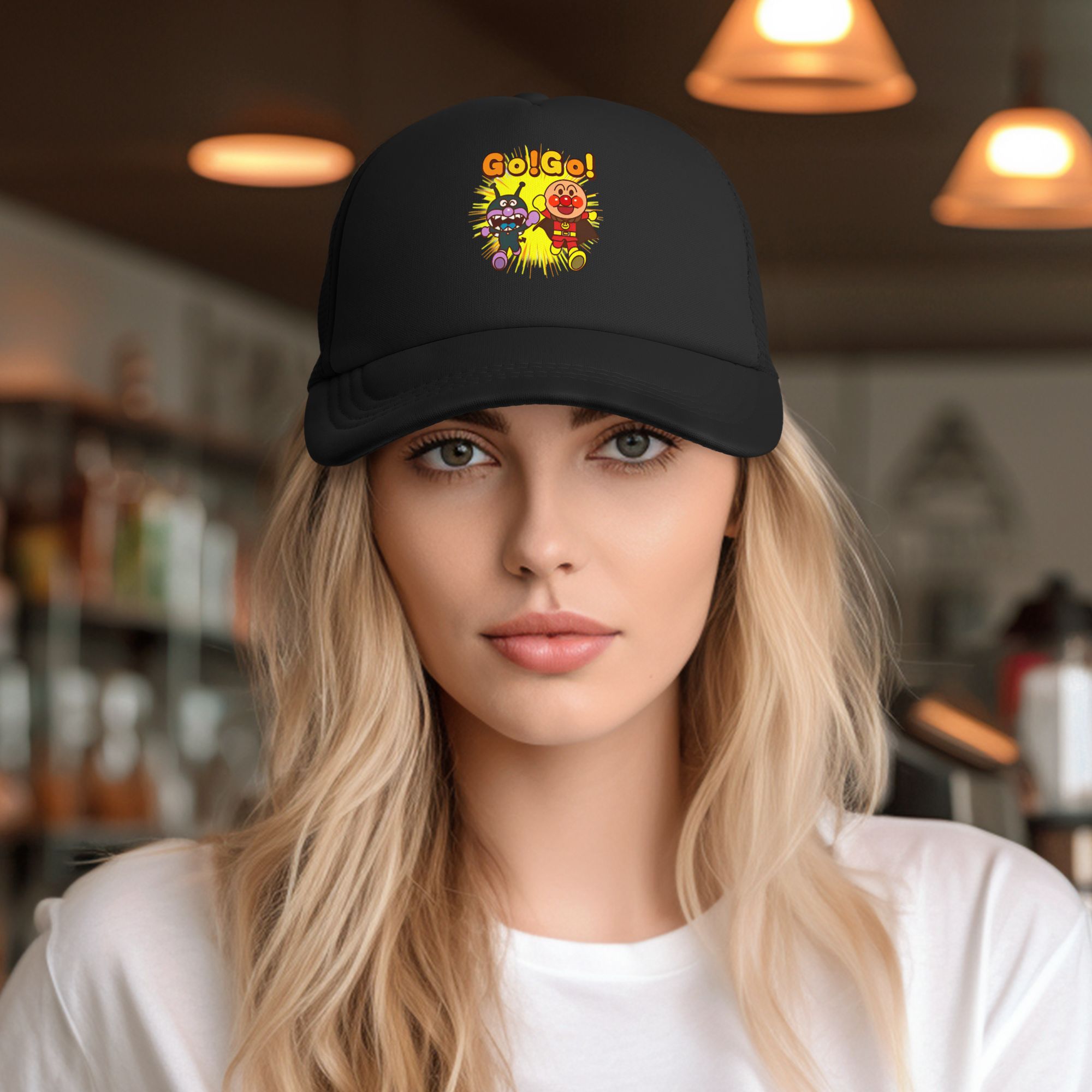 A-Anpanmans GO GO  Mesh Baseba - Golf Cap Dad 评论和价格