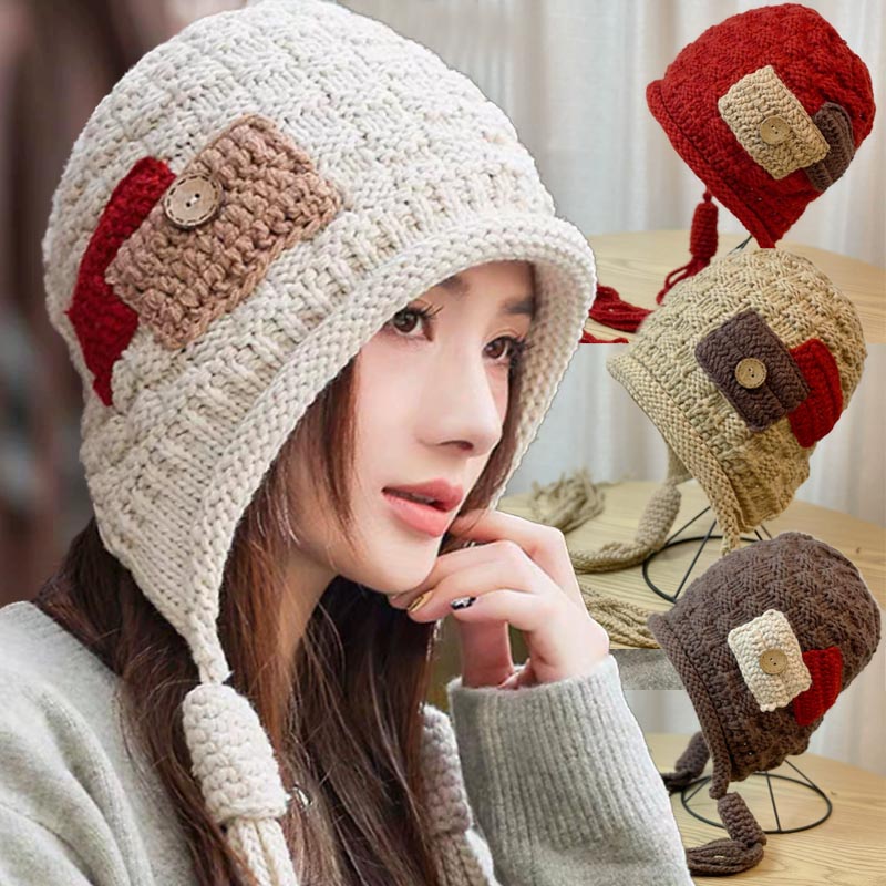 Ear-Flap Balaclava Hat Women W - Winter Trapper Hat 评论和价格