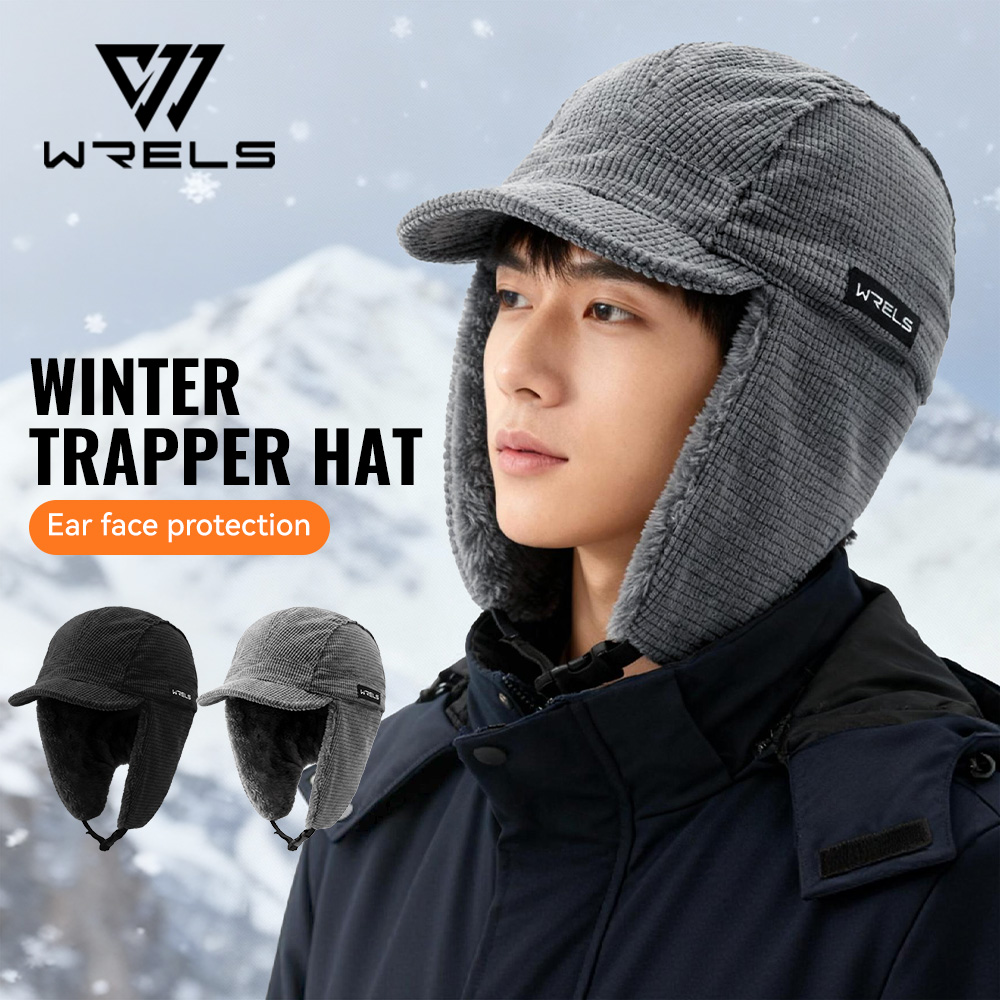 WRELS Winter Trapper Hat Windp - Trapper Hat Ear Flap 评论和价格